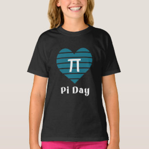 3.14 Heart Happy Pi Day T-Shirt