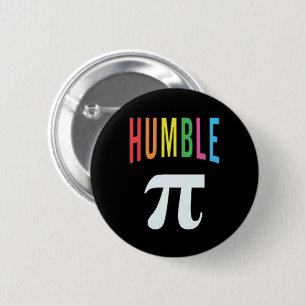 3.14 Humble Pie Pi Pun Funny Math Joke 6 Cm Round Badge