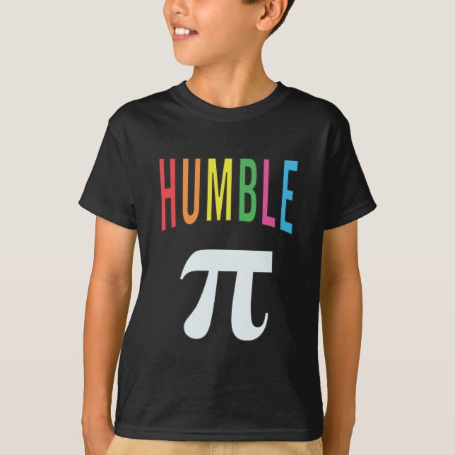 3.14 Humble Pie Pi Pun Funny Math Joke T-Shirt (Front)