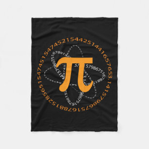3.14 Math Design For Pi Day 1 Fleece Blanket