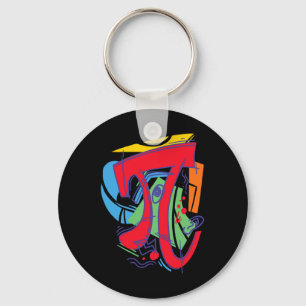 3.14 Math Design For Pi Day Key Ring