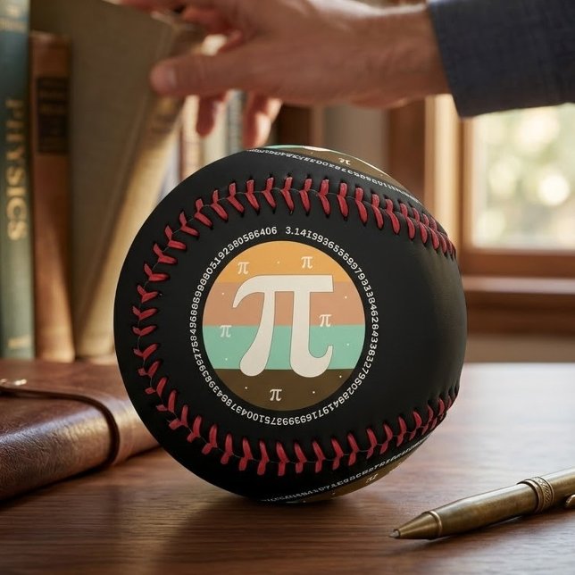 3.14 National Pi Day Design  - Pi Day Gift Idea Baseball (Creator Uploaded)