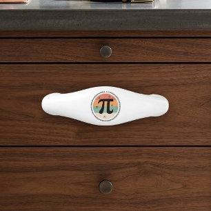 3.14 National Pi Day Design - Pi Day Gift Idea Ceramic Drawer Pull