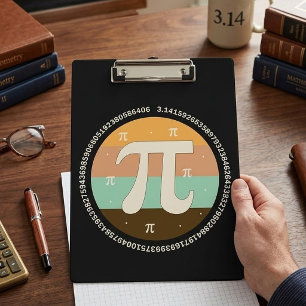 3.14 National Pi Day Design - Pi Day Gift Idea Clipboard