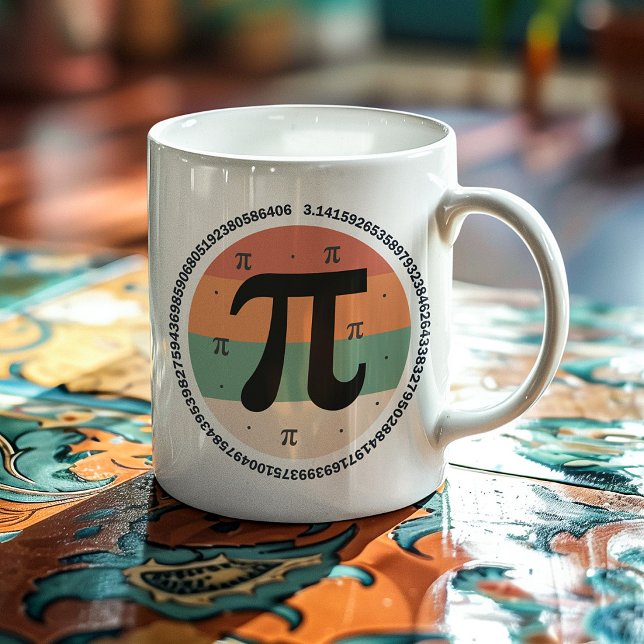 3.14 National Pi Day Design  - Pi Day Gift Idea Large Coffee Mug (Creator Uploaded)