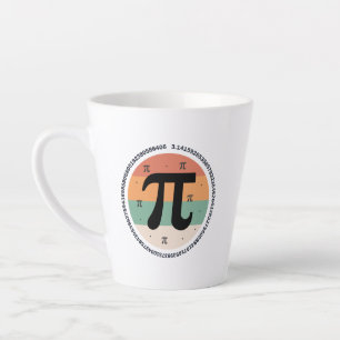 3.14 National Pi Day Design  - Pi Day Gift Idea Latte Mug
