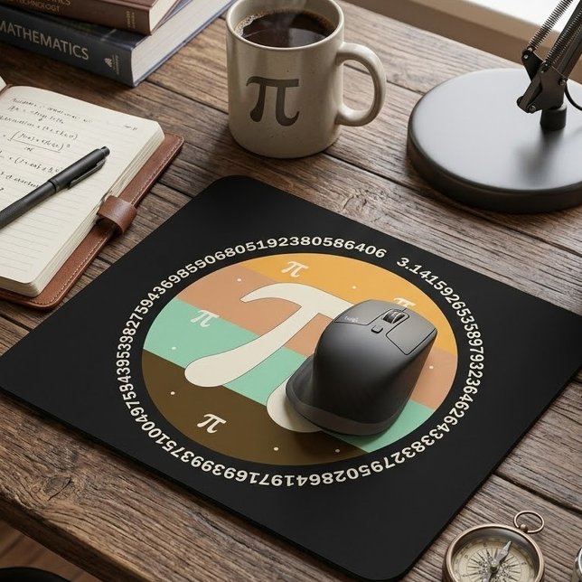 3.14 National Pi Day Design  - Pi Day Gift Idea Mouse Mat (Creator Uploaded)