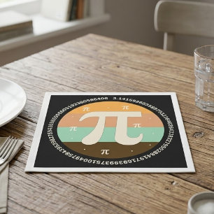 3.14 National Pi Day Design - Pi Day Gift Idea Napkin