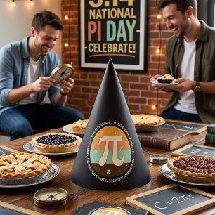 3.14 National Pi Day Design - Pi Day Gift Idea Party Hat
