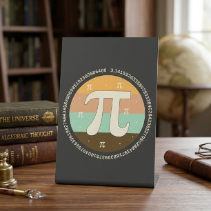 3.14 National Pi Day Design - Pi Day Gift Idea Pedestal Sign