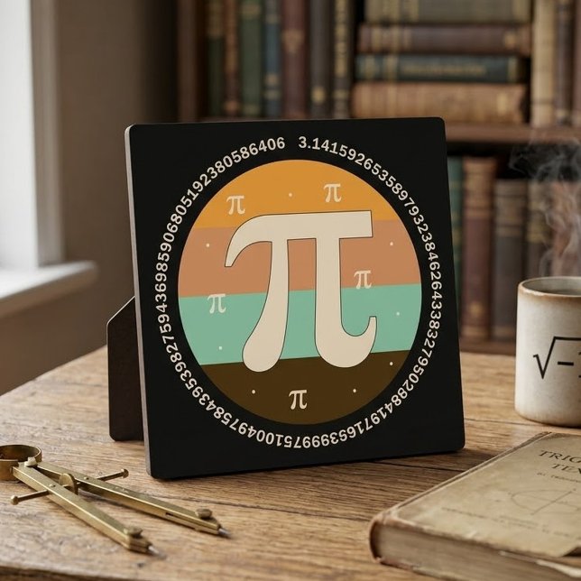 3.14 National Pi Day Design  - Pi Day Gift Idea Plaque (Creator Uploaded)