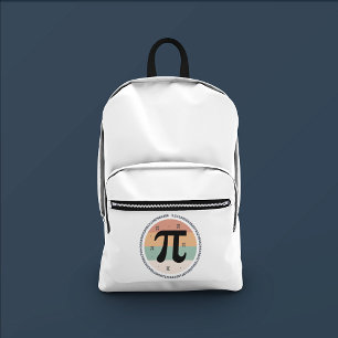 3.14 National Pi Day Design - Pi Day Gift Idea Printed Backpack