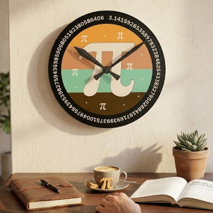 3.14 National Pi Day Design  - Pi Day Gift Idea Round Clock
