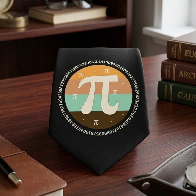 3.14 National Pi Day Design  - Pi Day Gift Idea Tie (Creator Uploaded)