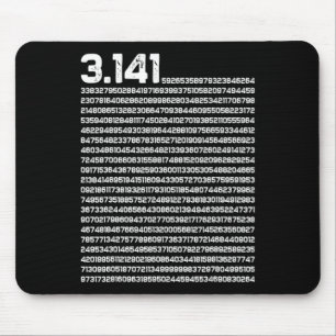 3.14 Pi Day Math Irrational Number Pi Mouse Mat