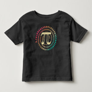 3.14 Pi Day Number Symbol Math Irrational Number P Toddler T-Shirt