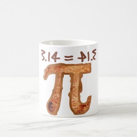 3.14 = PI.E COFFEE MUG