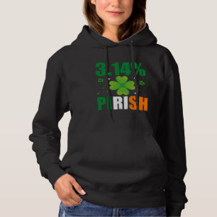 3 14 Pirish St Patrick s Math Geek Irish Math Tea Hoodie