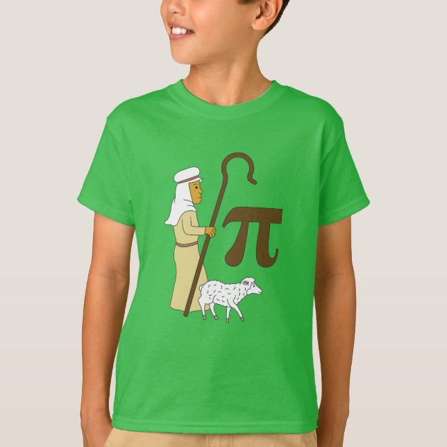 3.14 Shepherd's Pie Pi Pun Funny Math Joke T-Shirt (Front)