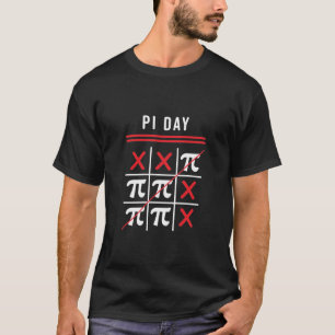 3.14 Tic-Tac-Toe Noughts And Crosses Happy Pi Day T-Shirt