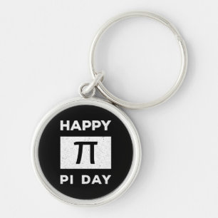 3.14 Vintage Distressed Happy Pi Day Key Ring