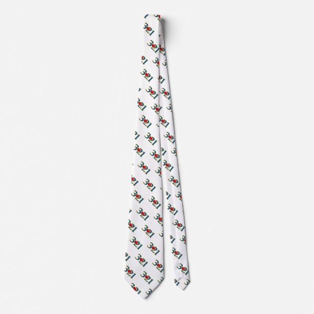 3-21 Down Syndrome Awareness Sticker Tie (Front)
