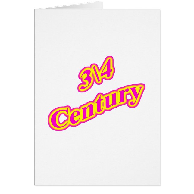 3\4 Century  Magenta (Front)