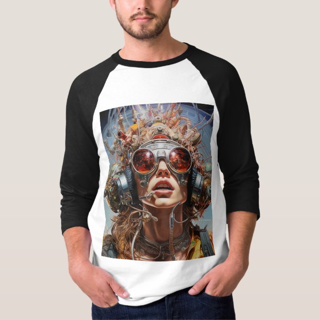 3/4 Sleeve Classic Psychonaut Shirt (Front)