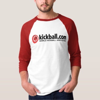 3/4 Sleeve Cotton T Shirt with Red Sleeves