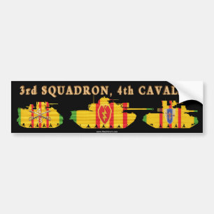 3/4th Cavalry VSR Armoured Vehicles Bumper Sticker