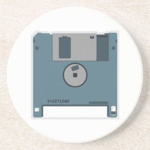 3.5 Floppy Disc Coaster (back of disc)