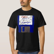 3.5 inch floppy Amiga Kickstart T-shirt