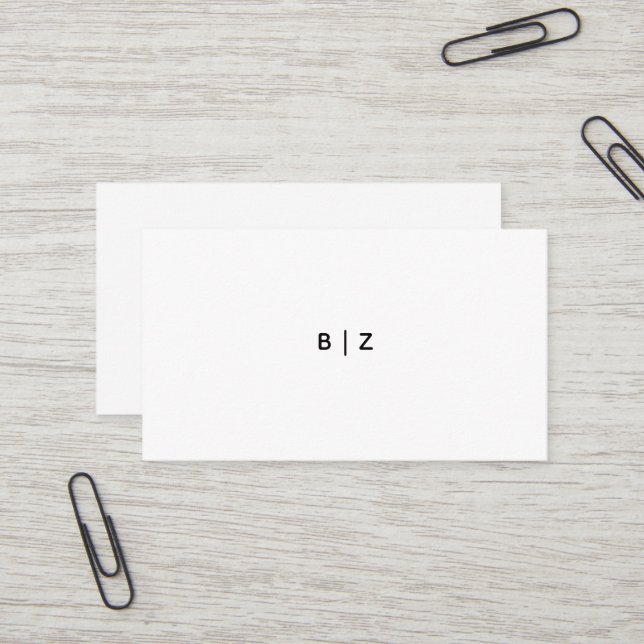 3.5" x 2.0" Business Card (Front/Back In Situ)