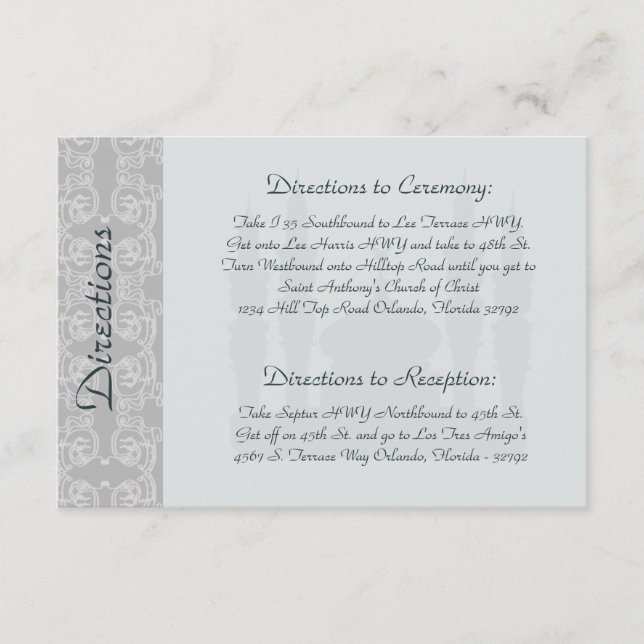 3.5 x 5 Direction Card Soft Blue Islamic Ramadan B (Front)