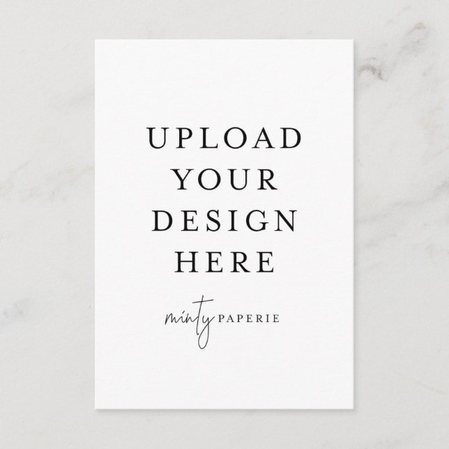 3.5" x 5" Enclosure Card - Portrait (Front)