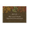 3.5 x 5 - Fall Wedding Reply Cards
