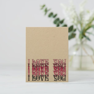 3.5" x 5" Flat Thank You Card