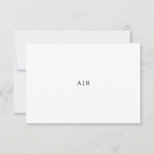 3.5" x 5" Flat Thank You Card