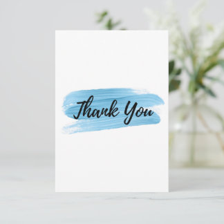 3.5" x 5" Flat Thank You Card