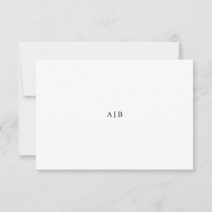3.5" x 5" Flat Thank You Card