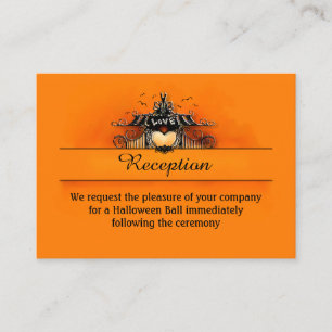 3.5x2.5 Reception Cards - Halloween Love