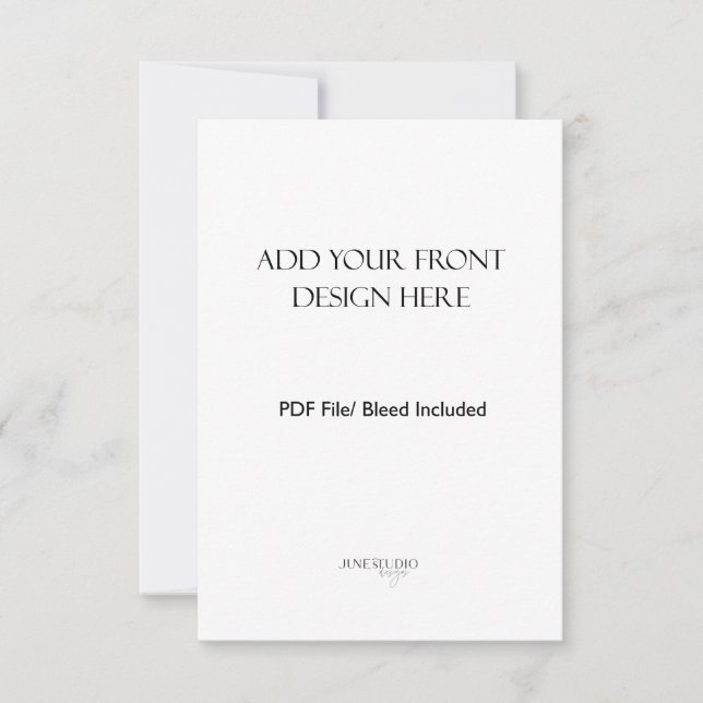 3.5x5" Portrait/ Vertical Double-sided Card Print (Front)