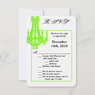 3.5x5 R.S.V.P. Card Crystal Chandelier Glitz Glamo
