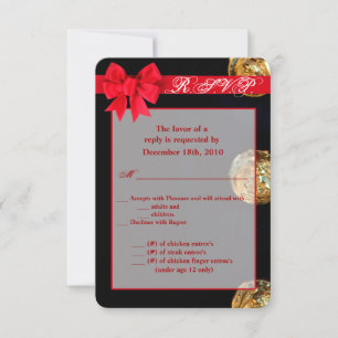 3.5x5 R.S.V.P. Card Marine Dress Blues Uniform