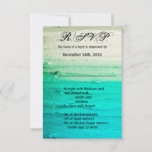 3.5x5 R.S.V.P. Card Ombre Frosting Blue