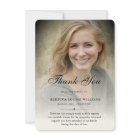 3.5x5 Thank You Custom Funeral Photo Sympathy