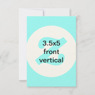3.5x5 vertical invite