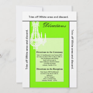 3.5x6 Directions Card Crystal Chandelier Glitz Gla