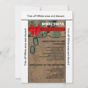 3.5x6 Directions Card Marine DIGITAL PRINT