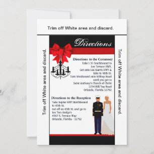 3.5x6 Directions Card Marine Hispanic Uniform Groo